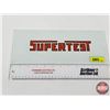 Image 5 : Gas Pump Front Door Glass (2) : "Supertest" (Measure : 5"H x 12-1/2"W)