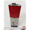 Image 11 : ESSO Oil Cans (2) : - Gear Oil (Partially Full) (Measures : 11-1/2"H x 6-3/4"W x 4"D) - Outboard Eas