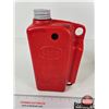 Image 2 : ESSO Oil Cans (2) : - Gear Oil (Partially Full) (Measures : 11-1/2"H x 6-3/4"W x 4"D) - Outboard Eas