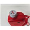 Image 6 : ESSO Oil Cans (2) : - Gear Oil (Partially Full) (Measures : 11-1/2"H x 6-3/4"W x 4"D) - Outboard Eas