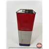 Image 9 : ESSO Oil Cans (2) : - Gear Oil (Partially Full) (Measures : 11-1/2"H x 6-3/4"W x 4"D) - Outboard Eas