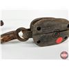 Image 2 : Block & Tackle Pulleys (2) : (Cast Iron Hooks)