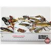 Image 1 : Vintage Fishing Lures :(14) : (Crank Baits; Spinners; Spoons)