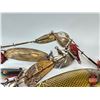 Image 6 : Vintage Fishing Lures :(14) : (Crank Baits; Spinners; Spoons)