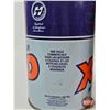 Image 5 : GULF Oil Cans (3) : XHD Motor Oil w/Carter Temro Lube Pouring Spouts (2) & PLEWS Pouring Spout (All 