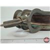 Image 6 : Antique Wooden Wheel Barn Pulleys (2)