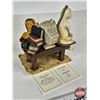 Image 5 : THE WORLD OF KRYSTONIA Figurines w/Swarovski Crystal (3) : Precious Art Inc. (Hand Painted) - Up and