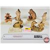 Image 1 : THE WORLD OF KRYSTONIA Figurines w/Swarovski Crystal (6) : Panton International Stoke-On-Trent Engla