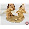 Image 2 : THE WORLD OF KRYSTONIA Figurines w/Swarovski Crystal (6) : Panton International Stoke-On-Trent Engla