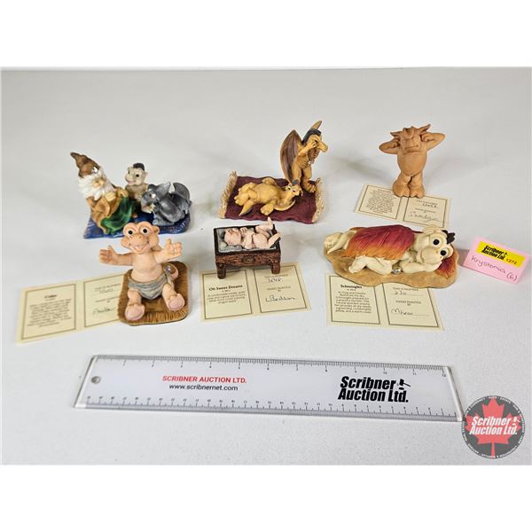 THE WORLD OF KRYSTONIA Figurines w/Swarovski Crystal (11): Panton International Stoke-On-Trent Engla