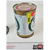 Image 5 : Oil Combo (2) : Quaker State Super Blend Oil Can (Full) w/Enamel Funnel (Oil Can Measures : 6"H x 4"