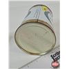 Image 7 : Oil Combo (2) : Quaker State Super Blend Oil Can (Full) w/Enamel Funnel (Oil Can Measures : 6"H x 4"