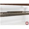 Image 7 : Vintage Double Paper Cutter  (Originally From Gibson's Hardware Wainwright) (Bottom Blade Measures :