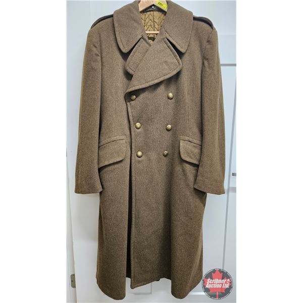 Canadian Army Post War "Great Coat" : 49 Pattern (1951) (Size Medium)