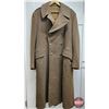 Image 1 : Canadian Army Post War "Great Coat" : 49 Pattern c/w Shoulder Patches "Regina Rifle Regiment Canada"