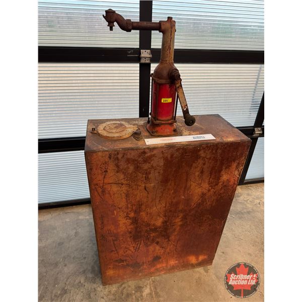 Bulk Oil Lubester (Measures : 57"H x 29"W x 13"D)