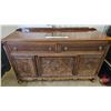 Image 1 : Knechtels Ltd. Wooden Buffet w/Pressed Wood Doors (Measures : 37-3/4"H x 59-1/2"W x 20-1/4"D) (NOTE 