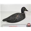 Image 4 : Wooden Duck Decoy (Consignor Tag - Working Sure Scooter c. 1960)  (Measures : 6"H x 5-1/2"W x 16"L)