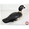 Image 4 : Wooden Duck Decoy (Consignor Tag - Working Goldeneye Whistler Drake c. 1940 Lake St.Peter)  (Measure