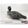 Image 3 : Wooden Duck Decoy (Consignor Tag - Working Blue Bill Drake c. 1940 Lake St.Peter)  (Measures : 5-1/2