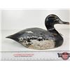 Image 5 : Wooden Duck Decoy (Consignor Tag - Working Blue Bill Drake c. 1940 Lake St.Peter)  (Measures : 5-1/2