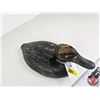Image 6 : Wooden Duck Decoy (Consignor Tag - Working Blue Bill Hollow Glass Eyes 1940's)  (Measures : 5-1/4"H