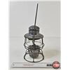 Image 4 : CNR Railway Lamp : Hiram L Piper Co. Ltd. : Clear Lense  (Measures : 10"H)