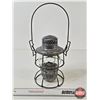 Image 5 : CNR Railway Lamp : Hiram L Piper Co. Ltd. : Clear Lense  (Measures : 10"H)