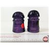 Image 3 : Insulators (2) : Purple (Measures : 3-1/2"H)