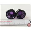 Image 7 : Insulators (2) : Purple (Measures : 3-1/2"H)