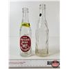 Image 1 : Prairie Rose Beverage Bottles (2) : ACL (Embossed) (Tallest Measures ; 9-1/4"H)