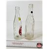 Image 7 : Prairie Rose Beverage Bottles (2) : ACL (Embossed) (Tallest Measures ; 9-1/4"H)