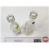 Image 8 : Prairie Rose Beverage Bottles (2) : ACL (Embossed) (Tallest Measures ; 9-1/4"H)