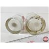 Image 9 : Prairie Rose Beverage Bottles (2) : ACL (Embossed) (Tallest Measures ; 9-1/4"H)