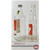 Image 4 : Root Beer Bottles (2) : "Hires" ACL & "Top Valu" Paper Label (Tallest Measures : 9-1/2"H)