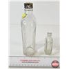Image 7 : Old Quaker Bottles (2) : Embossed (Tallest Measures : 9"H)