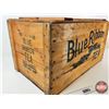 Image 6 : Blue Ribbon Tea Wooden Crate  (Measures : 16-1/2"H x 31-1/2"W x 18"D)
