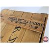 Image 8 : Blue Ribbon Tea Wooden Crate  (Measures : 16-1/2"H x 31-1/2"W x 18"D)