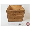 Image 4 : Wooden Butter Crate : Canadian Butter Painted Label w/Woodland Creamery Butter Applied Label (Measur