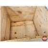 Image 6 : Wooden Butter Crate : Canadian Butter Painted Label w/Woodland Creamery Butter Applied Label (Measur