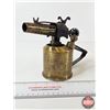 Image 5 : Optimus No. 321 Brass Blow Torch w/Square Nails & Eddy Matchbox (Blower Measures : 6"H)