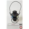 Image 2 : Railway Lamp : Hiram L Piper Co. Ltd. : Blue Lense  (Measures : 9-1/2"H)