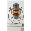 Image 3 : CNR Railway Lamp : Hiram L Piper Co. Ltd. : Orange Lense  (Measures : 10"H)
