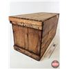 Image 2 : Wooden Shipping Crate  (Measures : 14"H x 27"W x 12-1/4"D)