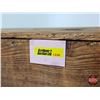 Image 8 : Wooden Shipping Crate  (Measures : 14"H x 27"W x 12-1/4"D)
