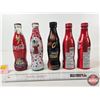 Image 4 : Coke Bottles (5) : - Glass Disney 50th Anniversary (Full) - Glass Las Vegas (Full) - Aluminum (Full)
