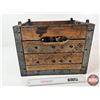 Image 6 : Silver Woods Wooden Shipping Crate w/Assorted Vintage Beer Bottles (12) : Incl. - Saskatoon Beer - B