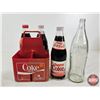 Image 7 : Coke Carriers w/(16) Bottles  (NOTE : One Empty) (Tallest Measures : 13-1/2"H)