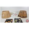 Image 5 : Aladdin Lamp Collector Combo :  - Glass Shade - Collector Books (2) - Parchment Lamp Shades (2) - La