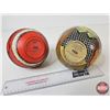 Image 6 : Bristol Ware Replica Tobacco Tins (2)  - Business Man (1979) - Santa (1980) (Both Measures : 6-1/2"H